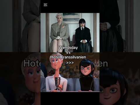 Wednesday Vs Hotel Translavania #wednesday #netflix #shorts #hoteltransilvânia #viralshorts
