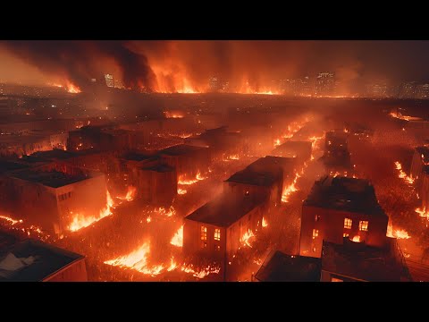 Thousands of people lost everything! Watch How Fast the Fire Spreads in Spain!