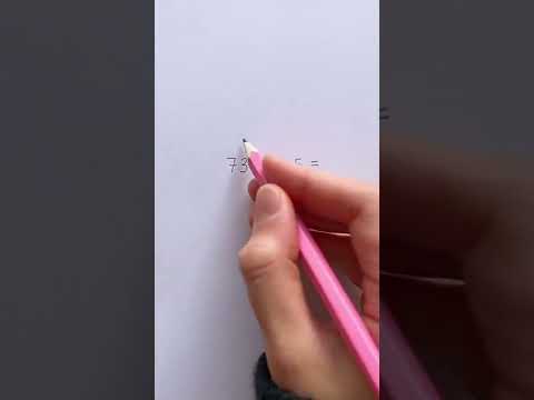 Crazy math trick to divide a big number by 5! 🤔 #shorts