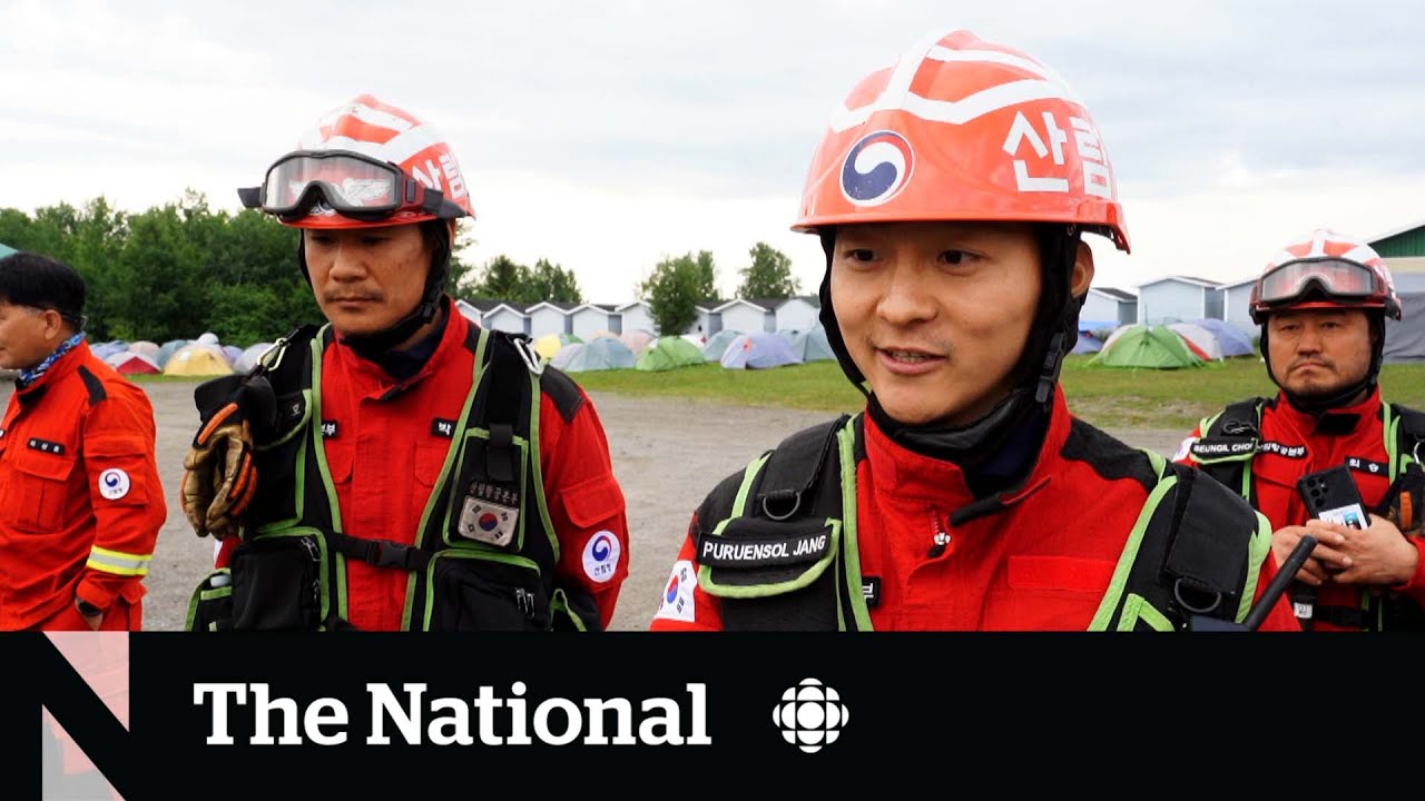 A day with the Korean team fighting Canada’s wildfires