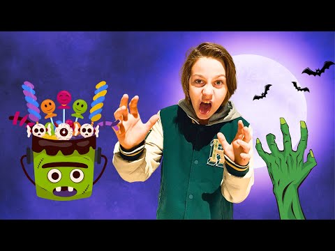 Rock Scissors Paper Challenge on Halloween Night | Adventures for Kids