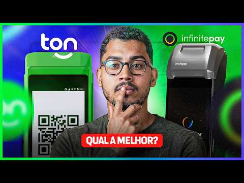 InfinitePay ou Ton: QUAL MAQUININHA TEM A MENOR TAXA em 2025? [COMPARATIVO COMPLETO]