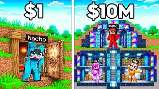 BÚNKER Militar Secreto POBRE vs MILLONARIO en Minecraft!
