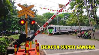 KONDISI TERKINI Palang Kereta Api Baru Di Tengah Hutan JPL 53 Bendi, Tanah Kusir !!