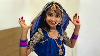 Ammu as Radha 😍 Krishnashtami Special Vlog | GRWM Traditional Look 🌸💖||@v5familyshow