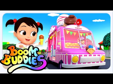 Wheels On The Ice Cream Truck Song for Children and Nursery Rhymes by Boom Buddies