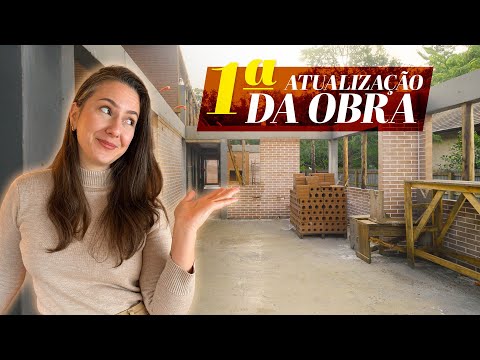 A OBRA DA CASA DOS MEUS PAIS TÁ BEM AVANÇADA! #tijoloecologico