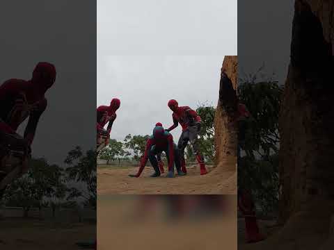 Spiderman vs monster