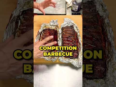 How to make a wrap for competition ribs! #bbq #smokedribs
