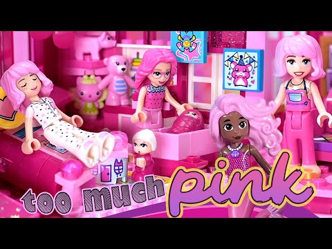 Can I build an entire house with only pink Lego bricks? Too Much Pink build challenge compilation