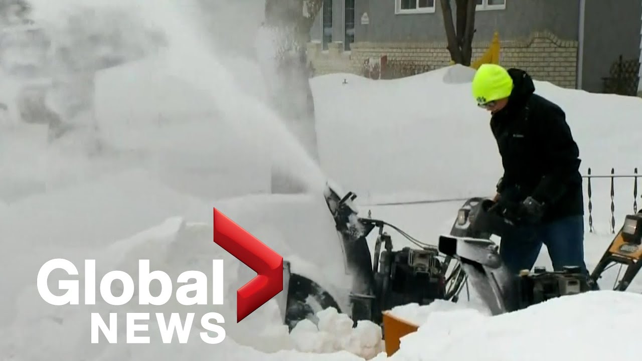 Canada’s Prairies digging out from massive snowstorm as more cold forecasted for Easter weekend￼