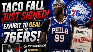 “THE GIANT IS BACK! 😱 Tacko Fall Joins the 76ers on an EXHIBIT 10 DEAL!”