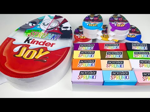 🌈Paper DIY🌈 INCREDIBOX SPRUNKI Blind Bag Unboxing| Kinder Joy Vs Blind Box Sprunki