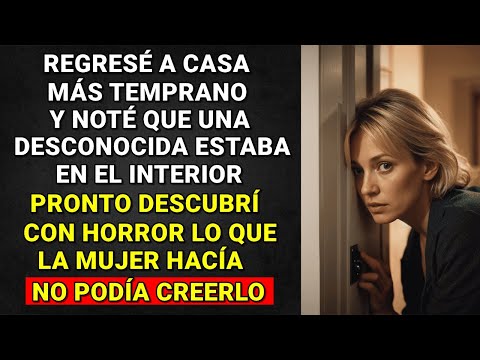 VOLVÍ TEMPRANO A CASA Y ENCONTRÉ A UNA MUJER EN EL INTERIOR, SUS ACCIONES ME HICIERON ESTREMECER...