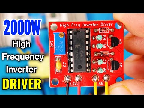 Make a 2000W inverter 12v to 220v Using High Frequency Driver