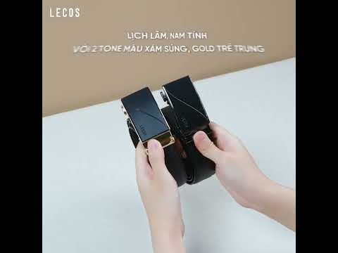 Dây lưng nam cao cấp da thật LECOS - LD13