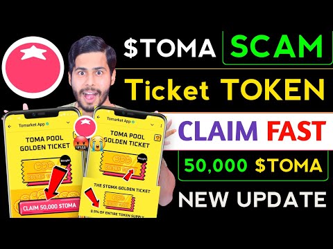 Tomarket Airdrop Golden Ticket SCAM 🤬 tomarket new update, tomarket token price,tomarket combo today