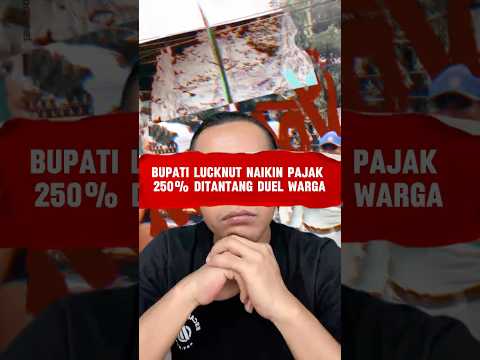 Bupati Pati ditantang duel warga #dialectique #dialektika #prabowo #gibran #jokowi #pati