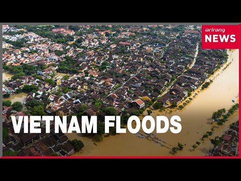 YouTube video thumbnail: Vietnam's Ancient Town of Hoi An Sees Devastating Floods After Record Downpour