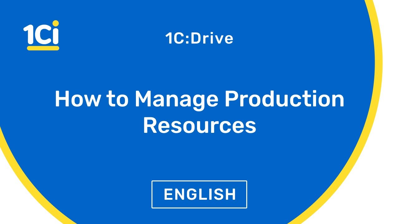 How to Manage Production Resources in 1C:Drive ERP | 9/8/2021

In this video, you will learn how to manage production resources in 1C:Drive. The Work center workplace allows you to keep the ...