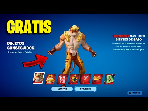 ✅COMO CONSEGUIR *LOTE DIENTES DE GATO* GRATIS EN FORTNITE / CAPITULO 5 TEMPORADA 4