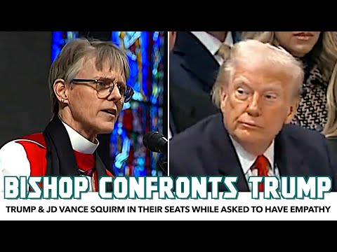 Bishop Confronts Trump As He & JD Vance Squirm In Their Seats