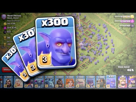 300 Lançadores - Versão de Desenvolvedor do Clash of Clans