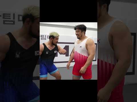 125kg 국가대표 레슬러 괴물의 핵펀치