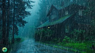 Adeus Estresse + Dormir Profundamente em 5 Minutos - Barulho de Chuva Chuva e Trovão à Noite, ASMR