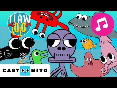 Sing & Play 🎵 Fun Dance with Sea Animals 🌊 | Songs for Kids | Clawlolo 🦀