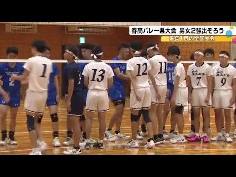 春の高校バレー石川県大会 決勝進出の男女が決定！憧れのオレンジコートに立つのは？ (2025年9月15日)