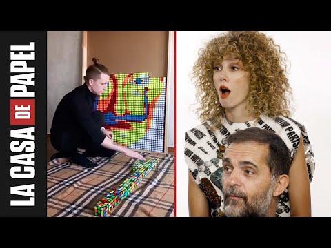 El cast reacciona a fanart | La Casa de Papel | Netflix