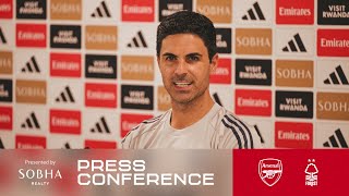 PRESS CONFERENCE | Mikel Arteta previews Nottingham Forest | Team news, updates on Saliba and more!