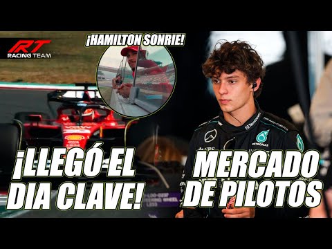 🚨 ¡ULTIMA HORA! LLEGÓ el DIA CLAVE de FERRARI y HAMILTON SONRIE 🧐 LOCO MERCADO de PILOTOS F1 😜