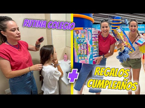 RUTINA DE MAÑANA COMPRANDO EL REGALO DE CUMPLEAÑOS DE MARTINA DOBLE TWINS