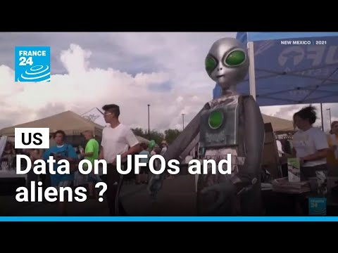 YouTube video thumbnail:  X Files? Trump Says He's Ordering Release of Data on UFOs and Aliens