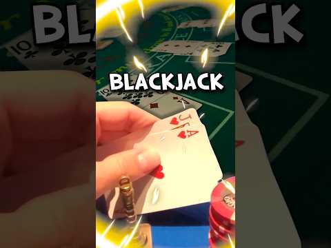 A❤️J❤️! Blackjack! 21! 💰 No puedo perder! #poker #lasvegas #casino
