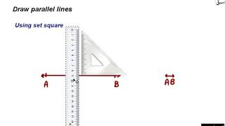 Draw parallel lines