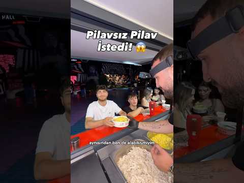 Pilavsız Pilav İstedi! 😱Alaiye Pilavcısı 🍚 #food #delicious #yemek #pilav