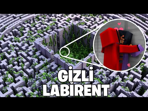 GİZLİ LABİRENTTE SEVGİLİ YAPTIM - yeni sevgilimle tanışın (Minecraft Parodi)