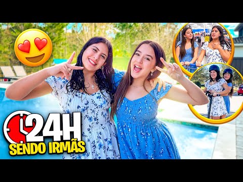 Maria Clara e Marcelinha 24 horas sendo irmãs!!!