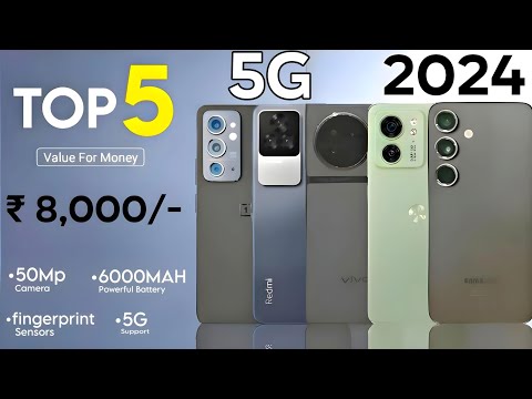 TOP 5 BEST PHONE UNDER 8000 in 2024 | best mobile under 8000 | DECEMBER 2024