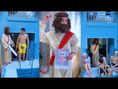Demons cannot enter the swimming pool#Jesus#christ#short#Daemon