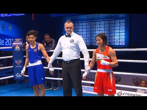 (W51kg)  Mary KOM (India) vs Jutamas JITPONG (Thailand) /AIBA WWCHs Ulan Ude 2019