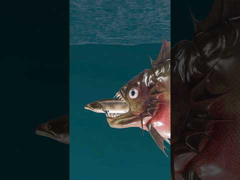Fish Eat Fish | Bull Trout Sea Monster Vs The Bloop Sea Monster