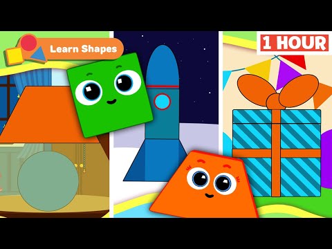 Learn Shapes for Kids | Educational videos for babies | Shapes School | First University