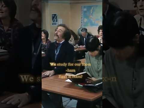 Students exam / egg & ham! Mind Your Language #learnenglish #comedy #tvshow #speakenglish #school