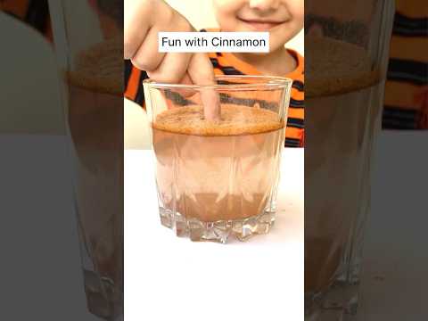 Cinnamon water experiment #youtubeshorts #craftchutney2 #kidsactivities #school #experiment #kids