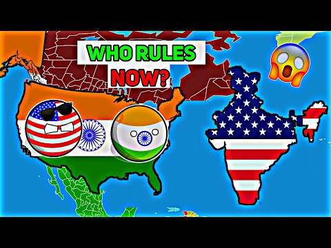 What If USA and INDIA Swapped Places in 2025?! 🥵 Insane Results That’ll BLOW Your Mind #Countryballs