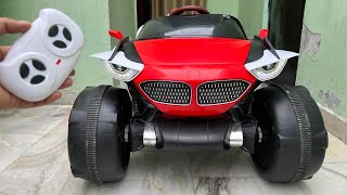 RC Futuristic Car Unboxing & Testing | 4WD 2.4Ghz Remote Control Ride on Car | Shamshad Maker 🔥🔥